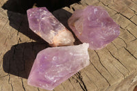 Natural Jacaranda Amethyst Crystals x 35 From Zambia