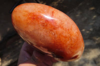 Polished Carnelian Agate Standing Free Form  x 1 From Madagascar