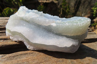 Natural Etched Blue Chalcedony Specimens  x 6 From Malawi