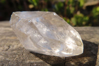 Natural Etched Clear Quartz Crystal Specimens x 35 From Zambia