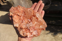 Natural Clear Quartz Clusters  x 2 From Mpika, Zambia