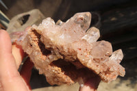 Natural Clear Quartz Clusters  x 2 From Mpika, Zambia