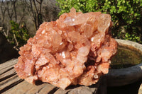 Natural Clear Quartz Clusters  x 2 From Mpika, Zambia