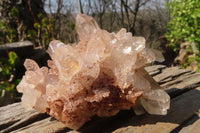 Natural Clear Quartz Clusters  x 2 From Mpika, Zambia