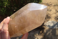 Polished Extra Large Smokey Quartz Point  x 1 From Madagascar