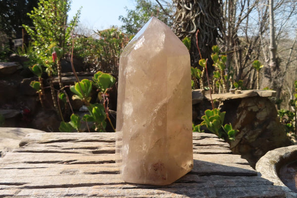 Polished Extra Large Smokey Quartz Point  x 1 From Madagascar