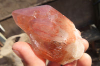 Natural Red Hematoid Quartz Specimens x 12 From Karoi, Zimbabwe