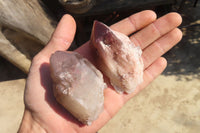 Natural Red Hematoid Quartz Specimens x 12 From Karoi, Zimbabwe