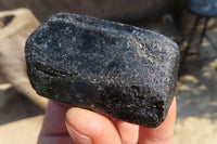 Natural Schorl Alluvial Black Tourmaline Specimens x 12 From Zimbabwe