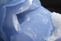 Polished Blue Lace Agate Standing Free Form x 1 From Nsanje, Malawi