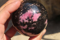 Polished Rhodonite Spheres  x 6 From Ambindavato, Madagascar