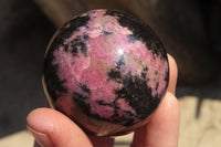 Polished Rhodonite Spheres  x 6 From Ambindavato, Madagascar