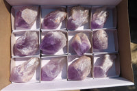 Polished Jacaranda Amethyst Crystals x 12 From Zambia