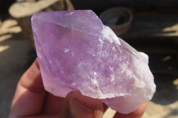 Polished Jacaranda Amethyst Crystals x 12 From Zambia