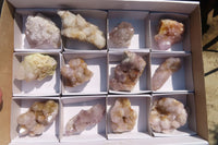 Natural Mixed Spirit Quartz Specimens x 12 From Boekenhouthoek, South Africa