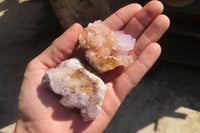 Natural Mixed Spirit Quartz Specimens x 12 From Boekenhouthoek, South Africa