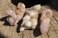 Natural Mixed Spirit Quartz Specimens x 12 From Boekenhouthoek, South Africa