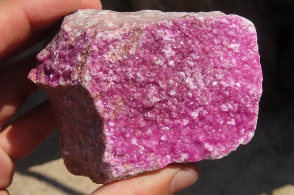 Natural Pink Salrose Cobaltion Dolomite Specimens  x 3 From Kakanda, Congo