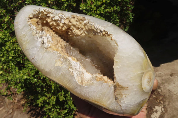 Polished Extra Large Agate Geode x 1 From Madagascar