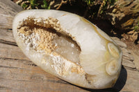 Polished Extra Large Agate Geode x 1 From Madagascar