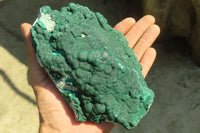 Natural Botryoidal Malachite Specimens  x 2 From Congo