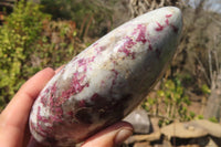 Polished Rubellite Pink Tourmaline Standing Free Forms x 2 From Madagascar