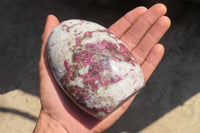 Polished Rubellite Pink Tourmaline Standing Free Forms x 2 From Madagascar