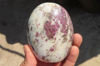 Polished Rubellite Pink Tourmaline Standing Free Forms x 2 From Madagascar