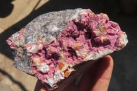 Natural Pink Salrose Cobaltion Dolomite Specimens x 4 From Kakanda, Congo