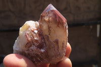 Natural Red Hematite Quartz Specimens  x 24 From Karoi, Zimbabwe