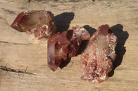 Natural Red Hematite Quartz Specimens  x 24 From Karoi, Zimbabwe