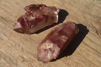 Natural Red Hematite Quartz Specimens  x 24 From Karoi, Zimbabwe