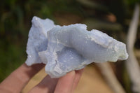 Natural Etched Blue Chalcedony Specimens  x 12 From Nsanje, Malawi