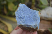 Natural Rare Dumortierite Cobbed Specimens  x 12 From Mozambique