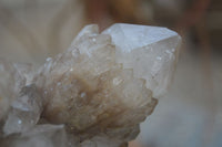 Natural Cascading Smokey Quartz Clusters x 2 From Luena, Congo