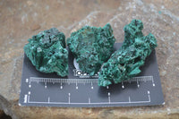 Natural Chatoyant Silky Malachite Specimens  x 35 From Kasompe, Congo