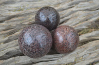 Polished Pyrope Garnet Matrix Spheres  x 6 From Madagascar