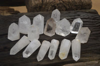 Polished Clear Quartz Crystal Points x 24 From Madagascar