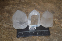 Polished Clear Quartz Crystal Points x 24 From Madagascar