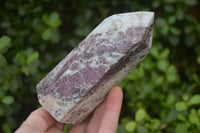 Polished Rubellite Pink Tourmaline Matrix Points x 2 From Karibib, Namibia