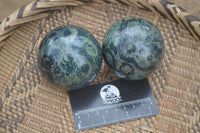 Polished Stromatolite Spheres  x 4 From Katsepy, Madagascar