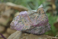 Natural Rough Stichtite & Serpentine Specimens x 3 From Barberton, South Africa