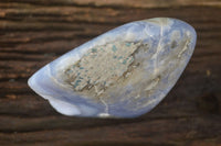 Polished Extra Large Blue Lace Agate Standing Free Form  x 1 From Malawi