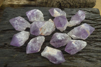 Polished Jacaranda Amethyst Crystals x 12 From Zambia