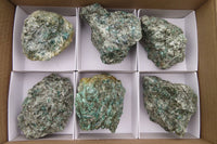 Natural Rare Emerald Mica In Matrix Cobbed Specimens x 6 From Mutoko, Zimbabwe