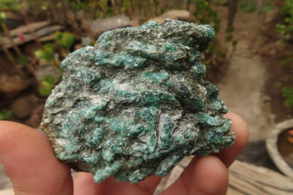 Natural Rare Emerald Mica In Matrix Cobbed Specimens x 6 From Mutoko, Zimbabwe