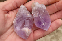 Natural Jacaranda Amethyst Crystals x 35 From Zambia