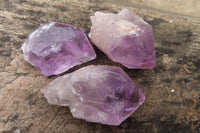 Natural Jacaranda Amethyst Crystals x 35 From Zambia