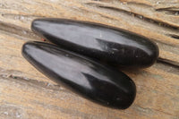 Polished Black Basalt Massage Wands x 12 From Madagascar