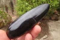 Polished Black Basalt Massage Wands x 12 From Madagascar